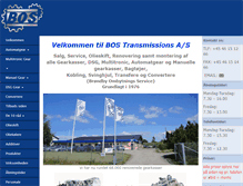 Tablet Screenshot of bos.dk