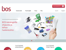 Tablet Screenshot of bos.fi